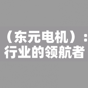 TECO(東元電機):電機行業(yè)的領(lǐng)航者